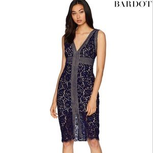 NWT Bardot Lace Midi Dress